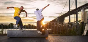 Goofy ou regular skateboard