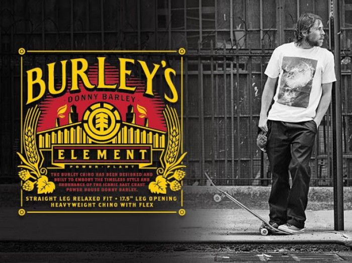 Element sort le Burley, un pantalon signature de Donny Barley