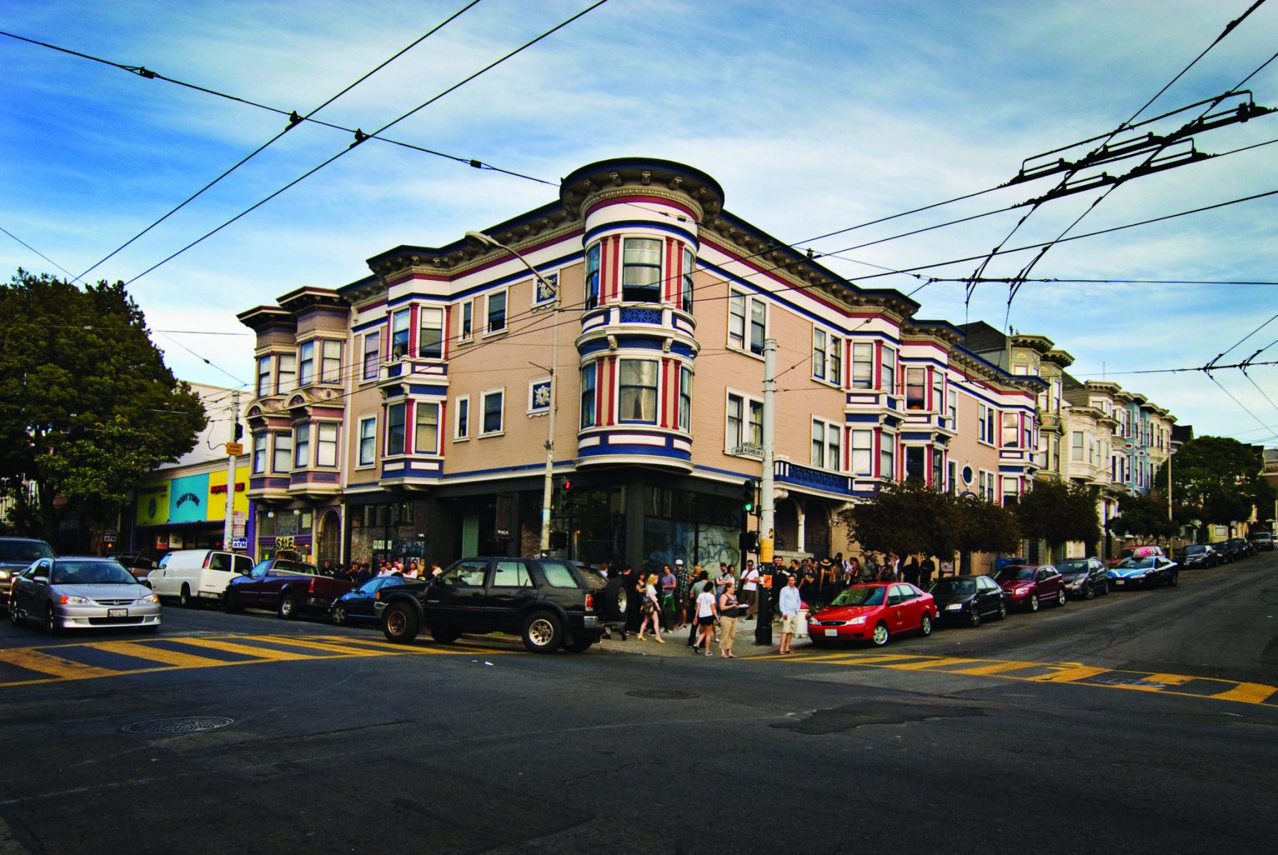 The RVCA store on the historic corner of Haight & Ashbury was opened.